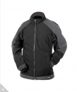 DASSY® KAZAN ZWEIFARBIGE FLEECEJACKE bestickt ( schwarz grau )